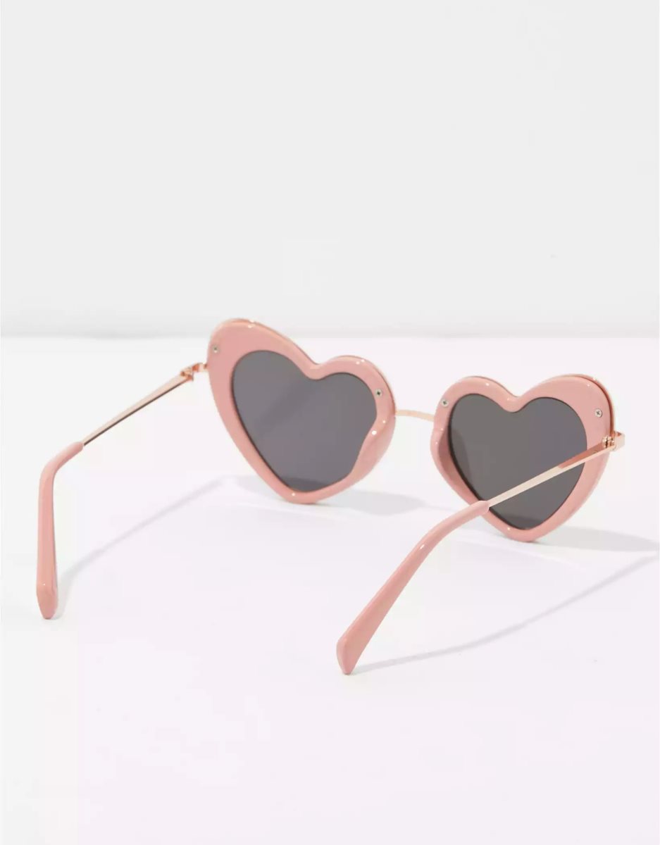 Lunettes de Soleil American Eagle AEO Coral Heart Corail Femme | CKO-02910909